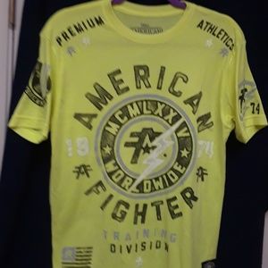 American Fighter Buckle Mens Small Graphic T Shirt